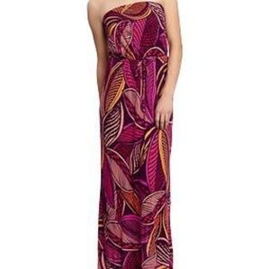 Old Navy strapless retro maxi dress